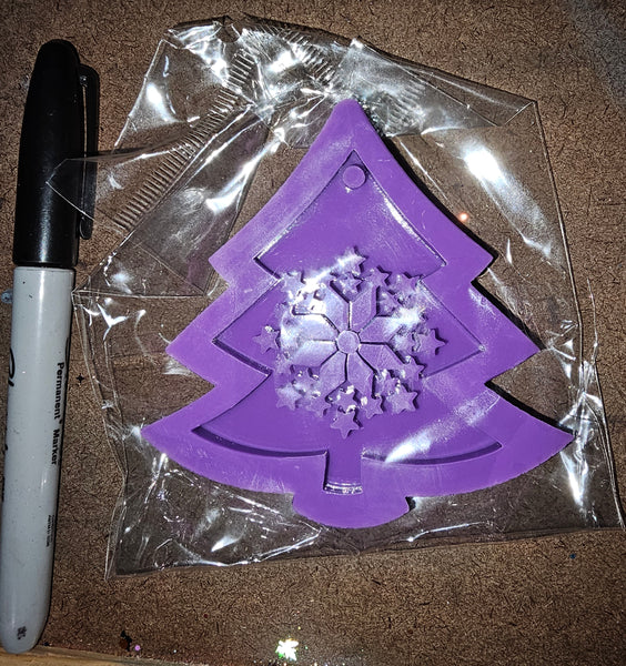 Snowflake Tree Ornament Mold