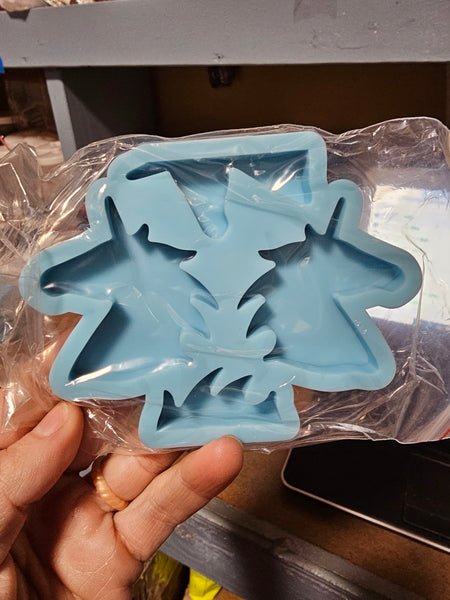 Straw Topper Unicorn Head