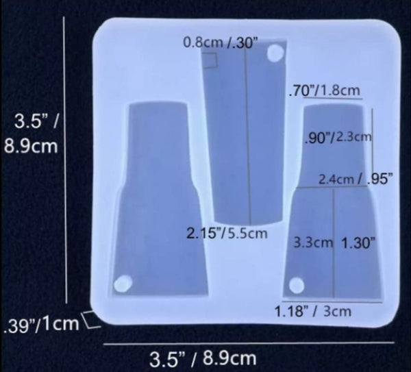 3 Tumbler Mold