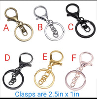 Keychain Clasps (5pk)