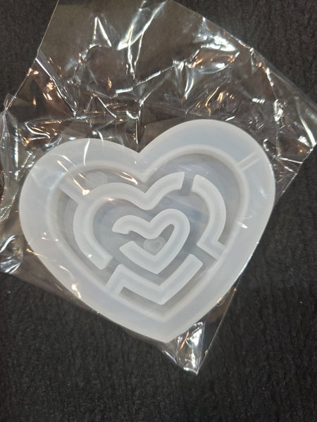Shaker Maze Mold - Heart