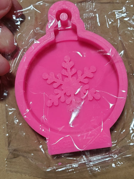 Round Snowflake Ornament Mold
