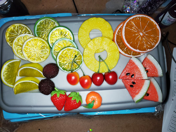26pc Plastic Fruit Set