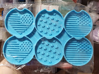 3 Design Patriotic Car Coaster Mold