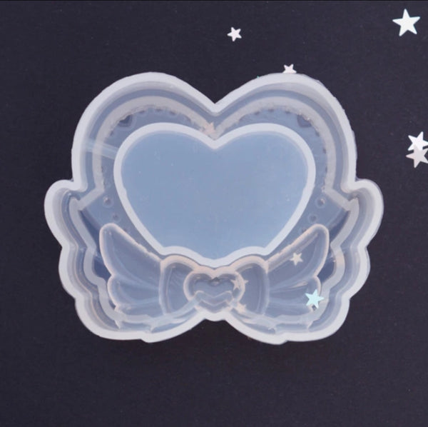 Shaker Mold - Heart Bows
