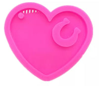 Horseshoe Heart Keychain