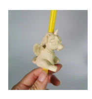 Straw Topper - Happy Unicorn
