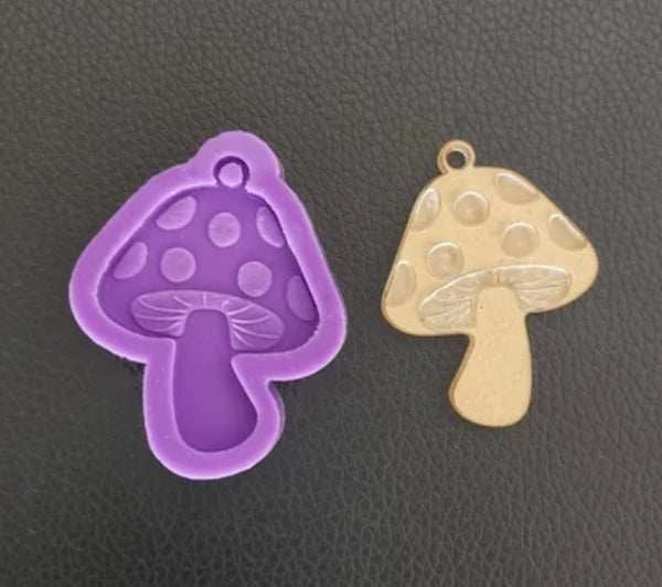 Mushroom Keychain
